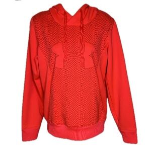 Under Armour Women's Orange Hoodie Sz M